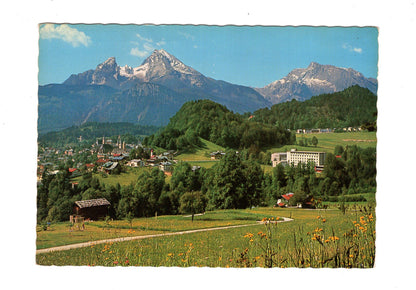 Ansichtskarte Berchtesgaden mit Watzmann und Hochkalter