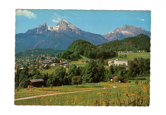 Ansichtskarte Berchtesgaden mit Watzmann und Hochkalter