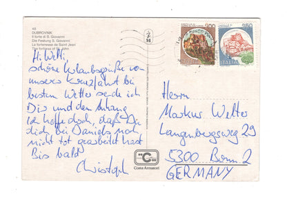 Ansichtskarte Dubrovnik / Kroatien / M1-70