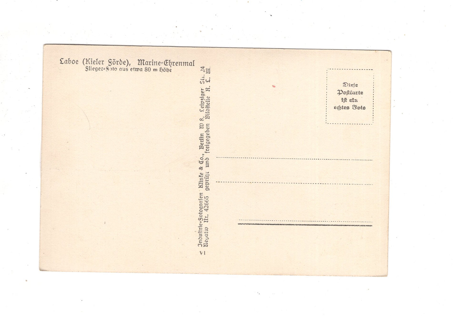 Ansichtskarte Laboe / Kieler Förde / Marine-Ehrenmal / J1-68