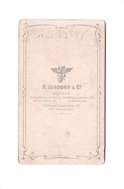 Fotografie Herrenportrait - Berlin 1890er