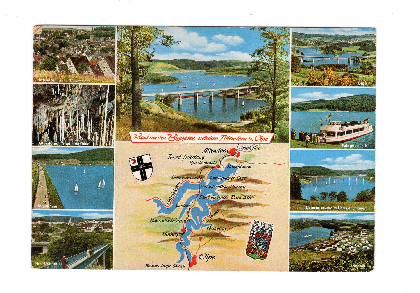 Ansichtskarte Rund um den Biggesee zwischen Attendorn und Olpe / I1-53