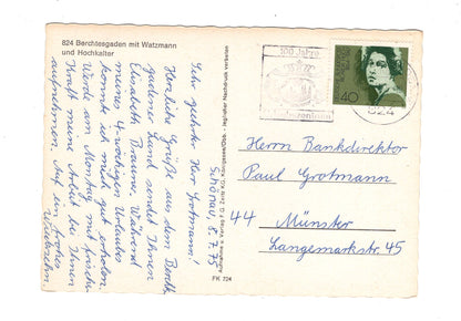 Ansichtskarte Berchtesgaden mit Watzmann und Hochkalter