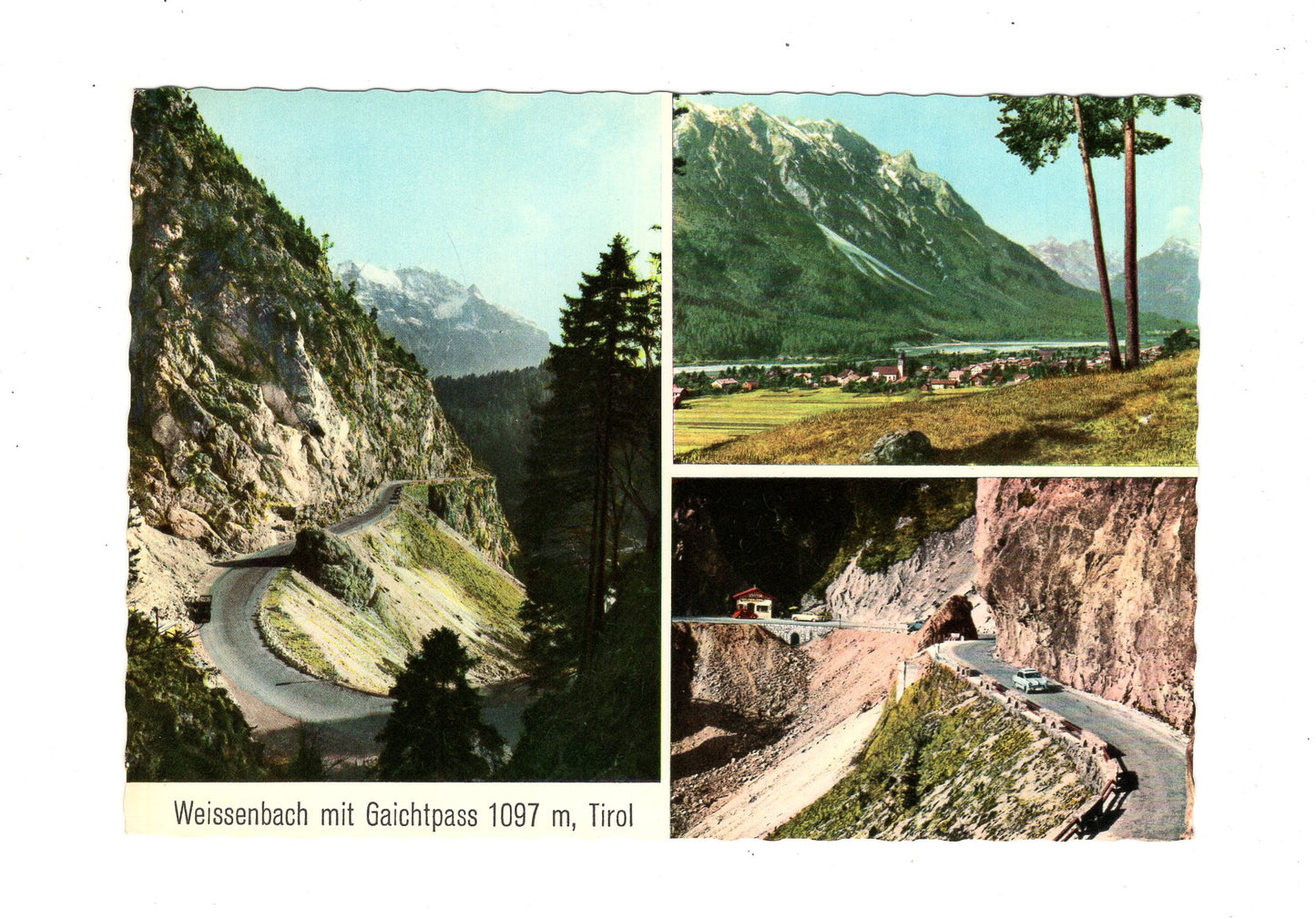 Ansichtskarte Weißenbach mit Gaichtpass / Tirol / Österreich
