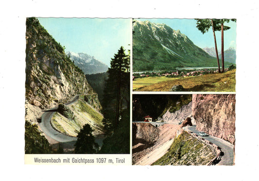 Ansichtskarte Weißenbach mit Gaichtpass / Tirol / Österreich