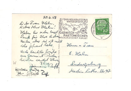 Ansichtskarte Garmisch-Partenkirchen / Kurgarten / I1-69