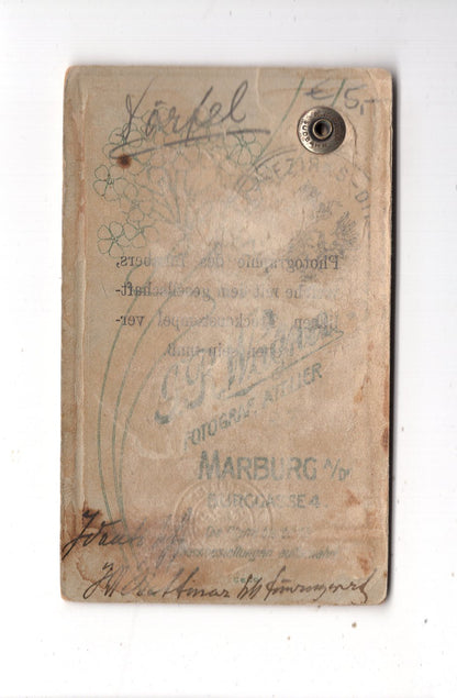 Fotografie K. u. k. Soldat mit Orden / Marine ? - Marburg / Maribor 1900er