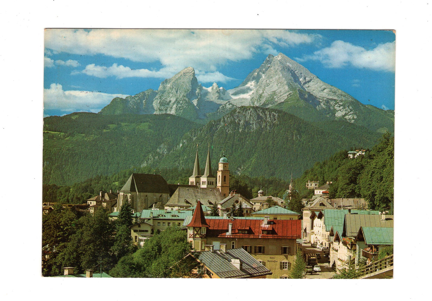 Ansichtskarte Berchtesgaden mit Watzmann