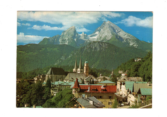 Ansichtskarte Berchtesgaden mit Watzmann