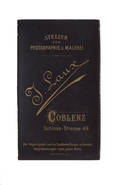 Fotografie Herrenportrait - Koblenz 1880er