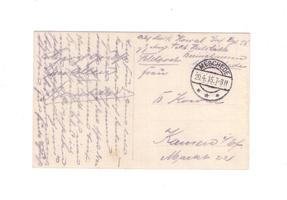 Ansichtskarte / Feldpost / Patriotische Karte - Meschede 1915
