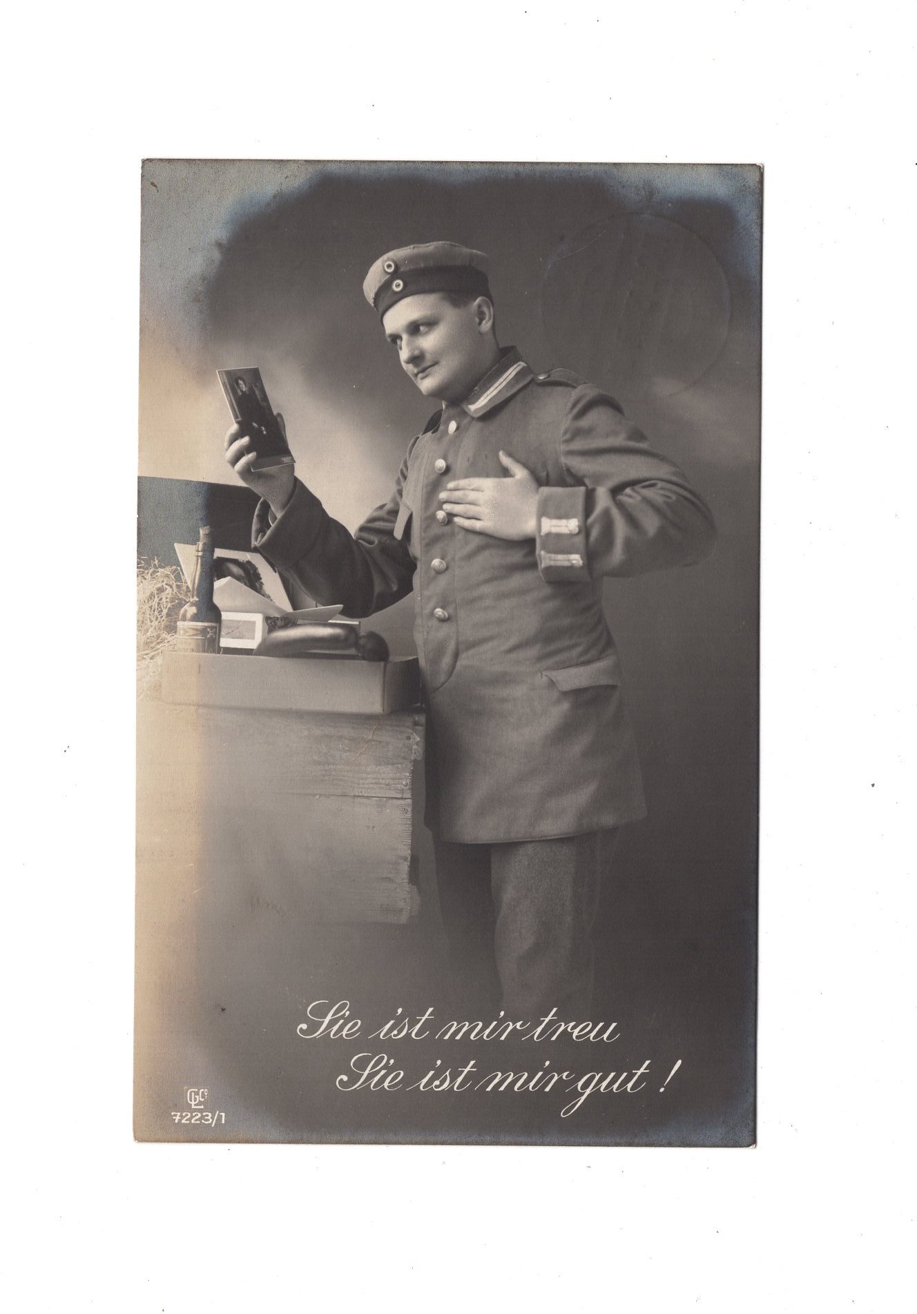 Ansichtskarte / Feldpost / Patriotische Karte - Meschede 1915