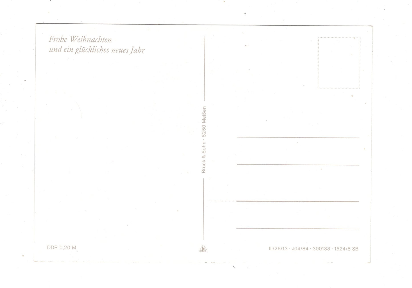 Ansichtskarte Feiertage / Frohe Weihnachten / K1-62