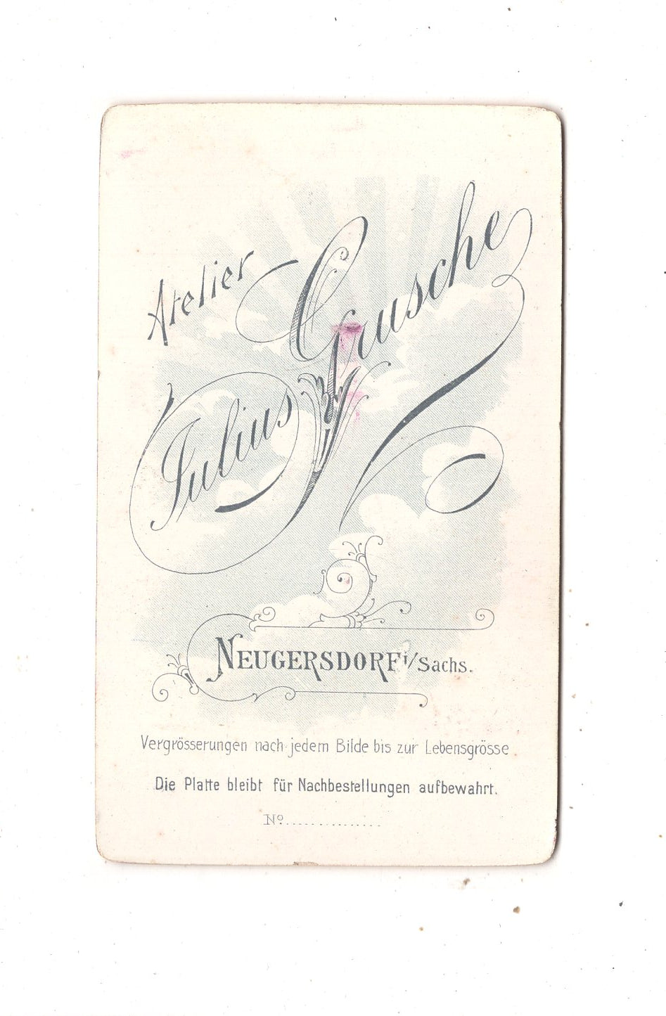 Fotografie Feine Dame - Neugersdorf um 1900