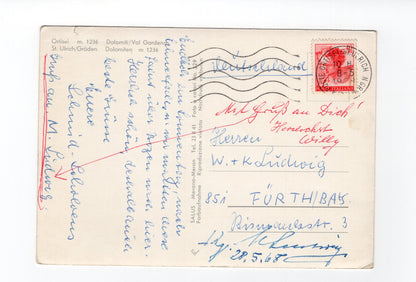 Ansichtskarte Dolomiten / St. Ulrich / Gröden / Südtirol / Italien