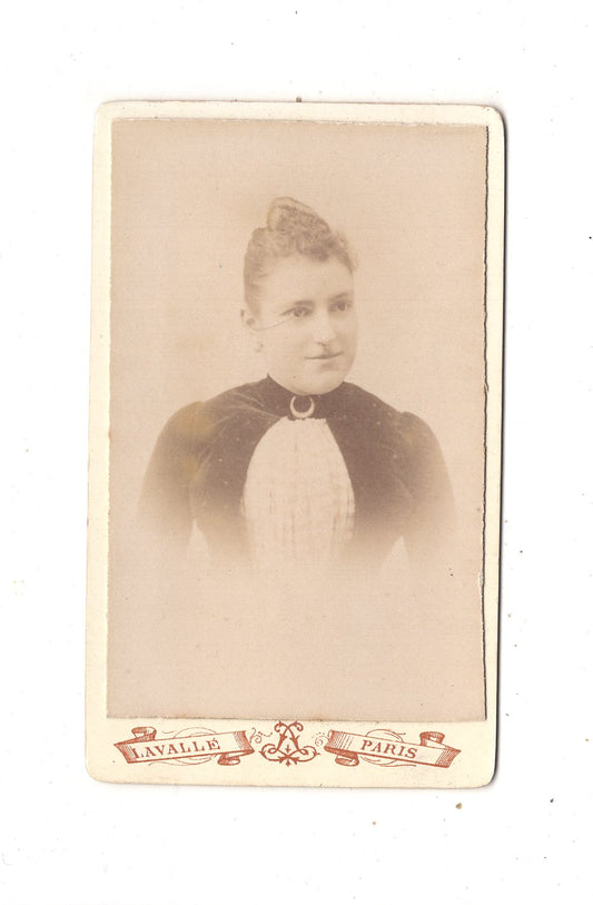 Fotografie Damenportrait - Paris 1880er / CDV N1-15