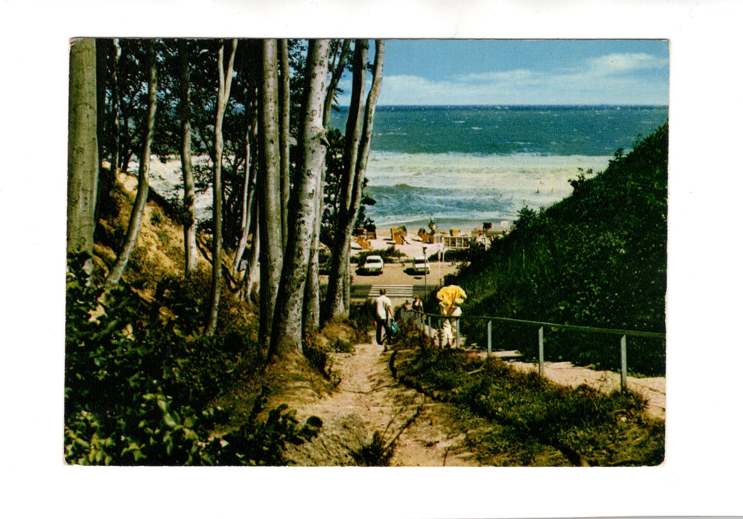 Ansichtskarte Ostseeheilbad Scharbeutz / Blick von der Wolfsschlucht