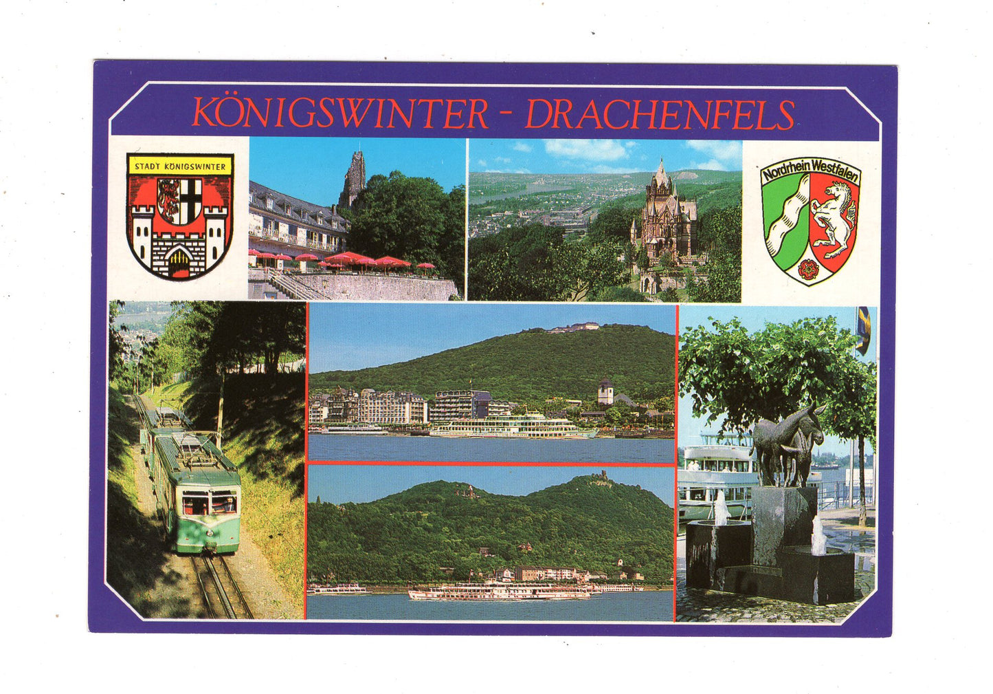 Ansichtskarte Königswinter am Rhein / Drachenfels / M1-65