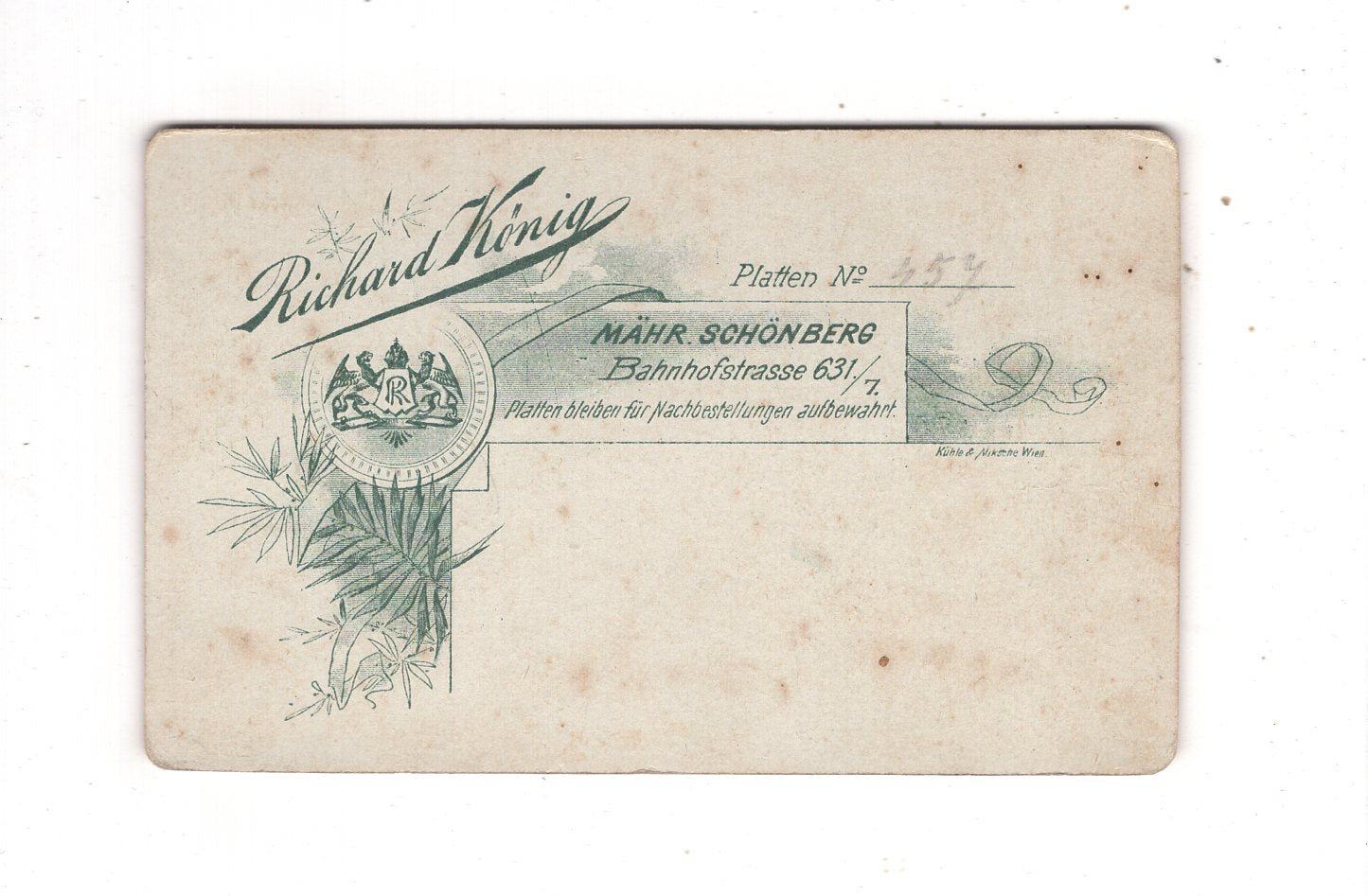 Fotografie K. u. k. Soldat / Marine ? - Mähr. Schönberg um 1900