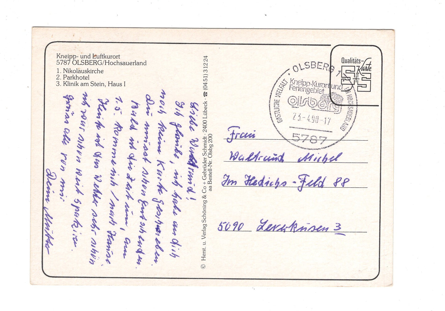 Ansichtskarte Olsberg im Hochsauerland / I1-53