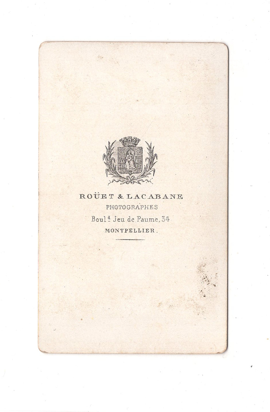 Fotografie Damenportrait - Montpellier um 1870 / CDV C1-05