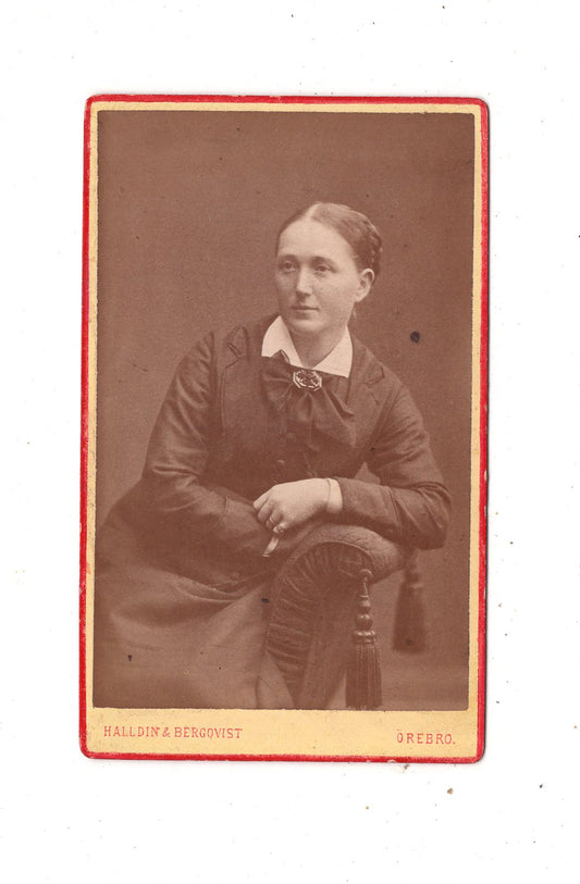 Fotografie Feine Dame - Örebro 1870er