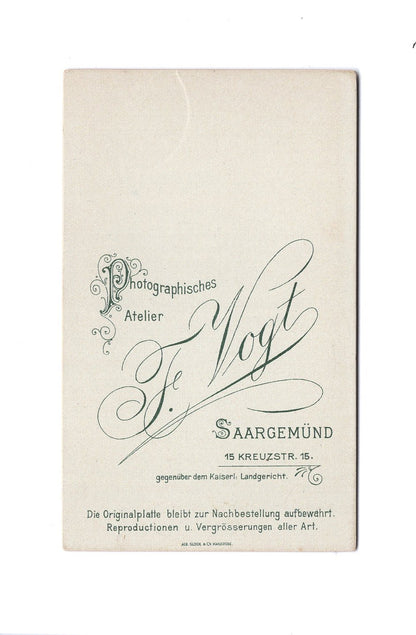 Fotografie Soldaten / Soldatenportrait / Ulan - Saargemünd 1890er