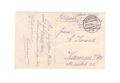 Ansichtskarte / Feldpost / Patriotische Karte - Meschede 1915
