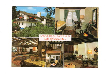 Ansichtskarte Sanatorium - Landhaus Dr. Hesseln / Oberstaufen im Allgäu