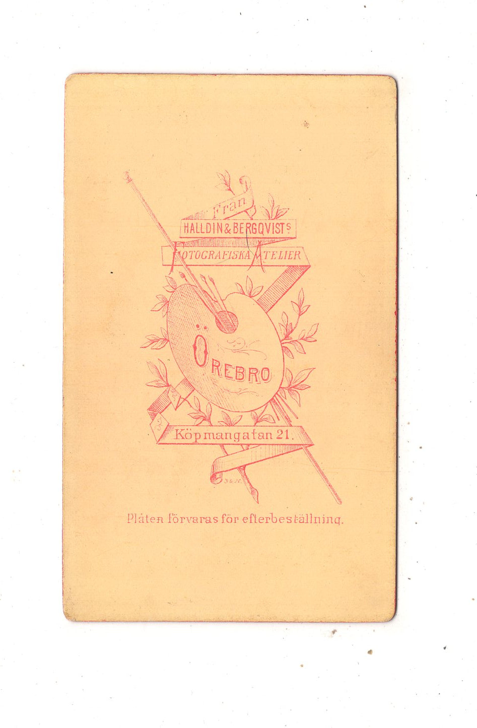 Fotografie Feine Dame - Örebro 1870er