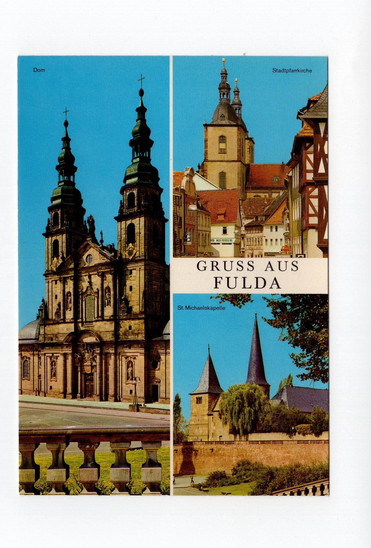 Ansichtskarte Fulda / Dom / Stadtpfarrkirche +++