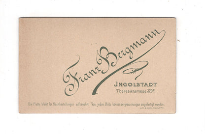 Fotografie Niedliches kleines Mädchen - Ingolstadt 1880er / CDV M1-28