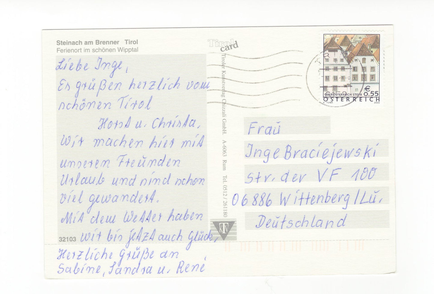 Ansichtskarte Steinach am Brenner / Tirol / Österreich