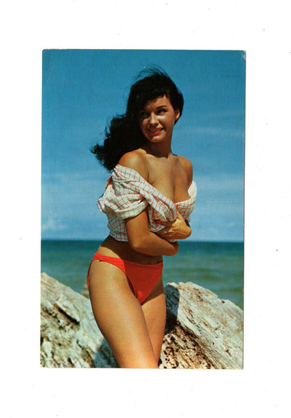 Ansichtskarte Junge Schönheit am Meer