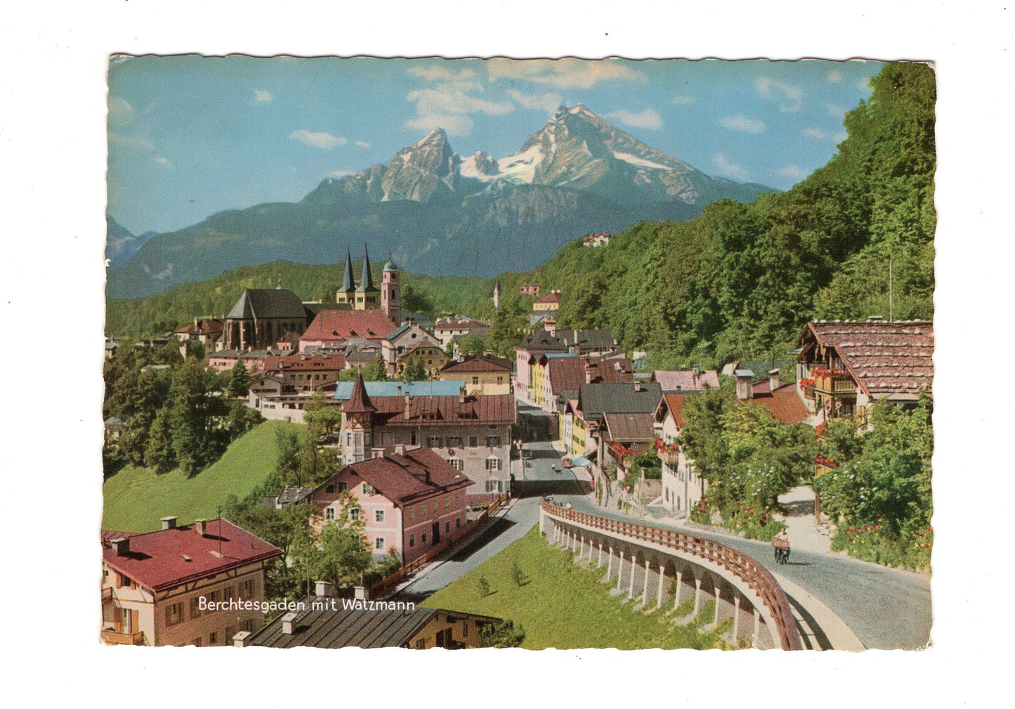 Ansichtskarte Berchtesgaden mit Watzmann