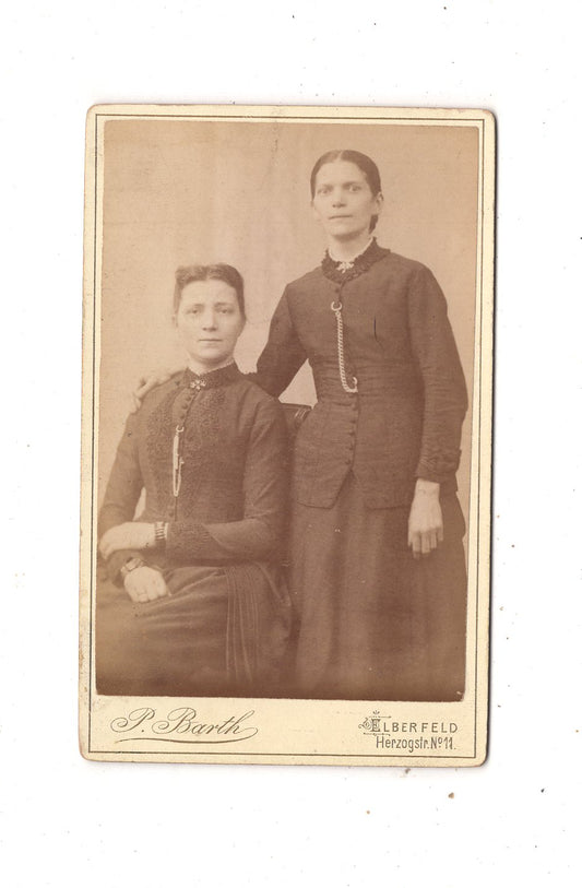 Fotografie Feine Damen - Elberfeld 1880er