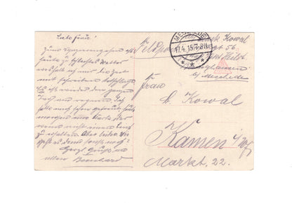 Ansichtskarte / Feldpost / Patriotische Karte - Meschede 1915