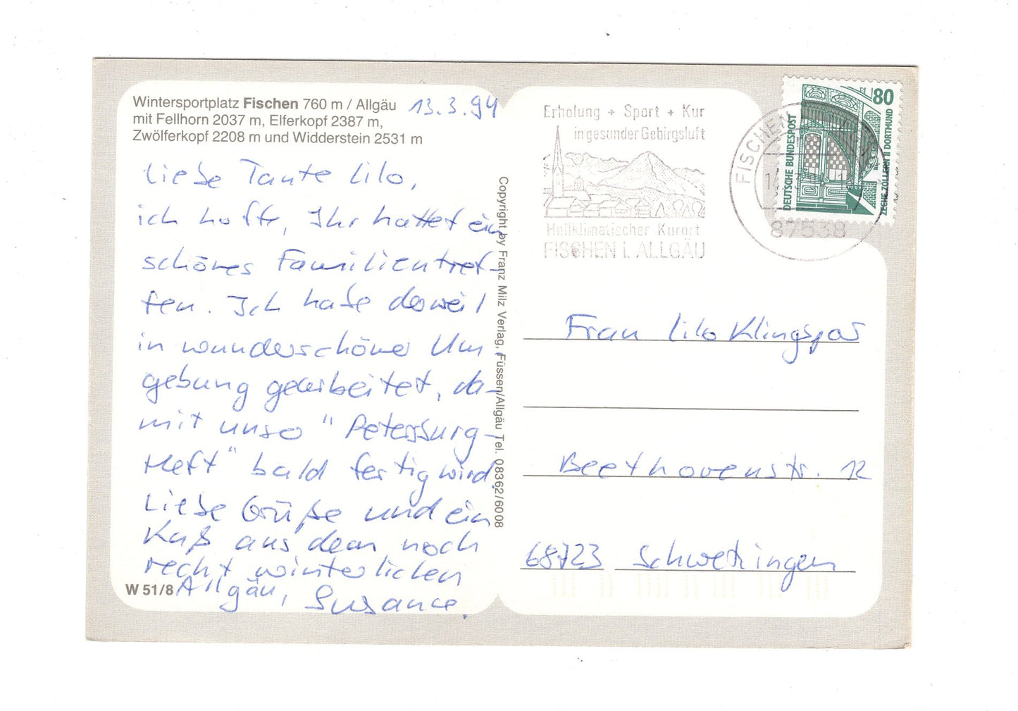 Ansichtskarte Fischen im Allgäu / H1-57