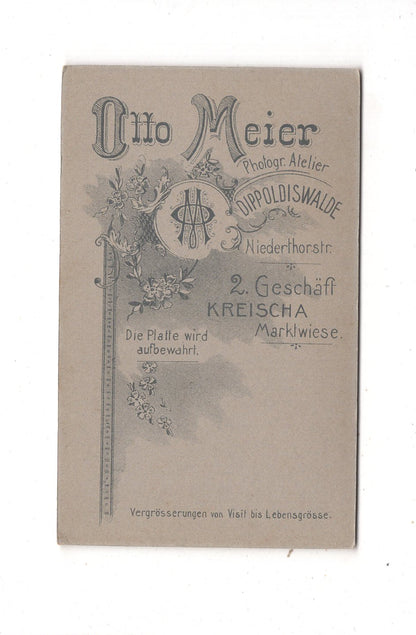 Fotografie Feine Dame - Dippoldiswalde / Kreischa 1900er / CDV L1-26