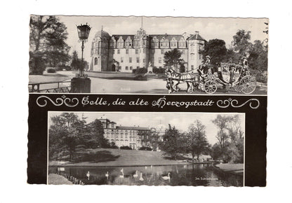 Ansichtskarte Celle / Schloss / Im Schlosspark