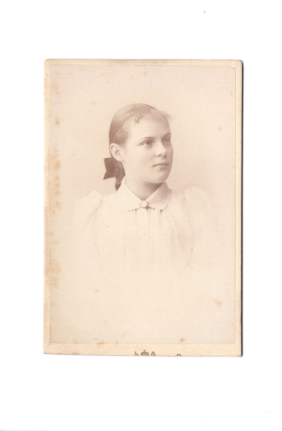 Fotografie Damenportrait - Darmstadt um 1890
