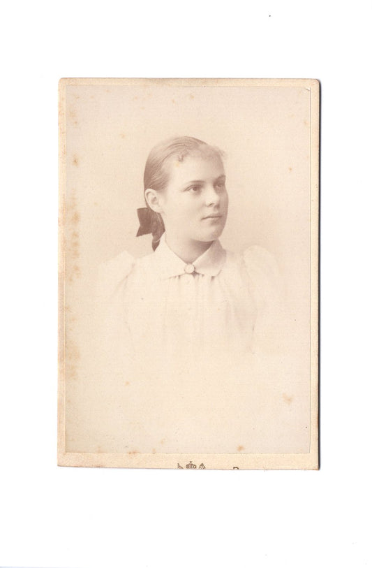 Fotografie Damenportrait - Darmstadt um 1890