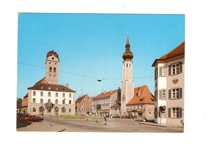 Ansichtskarte Erding / Oberbayern / Schrannenplatz