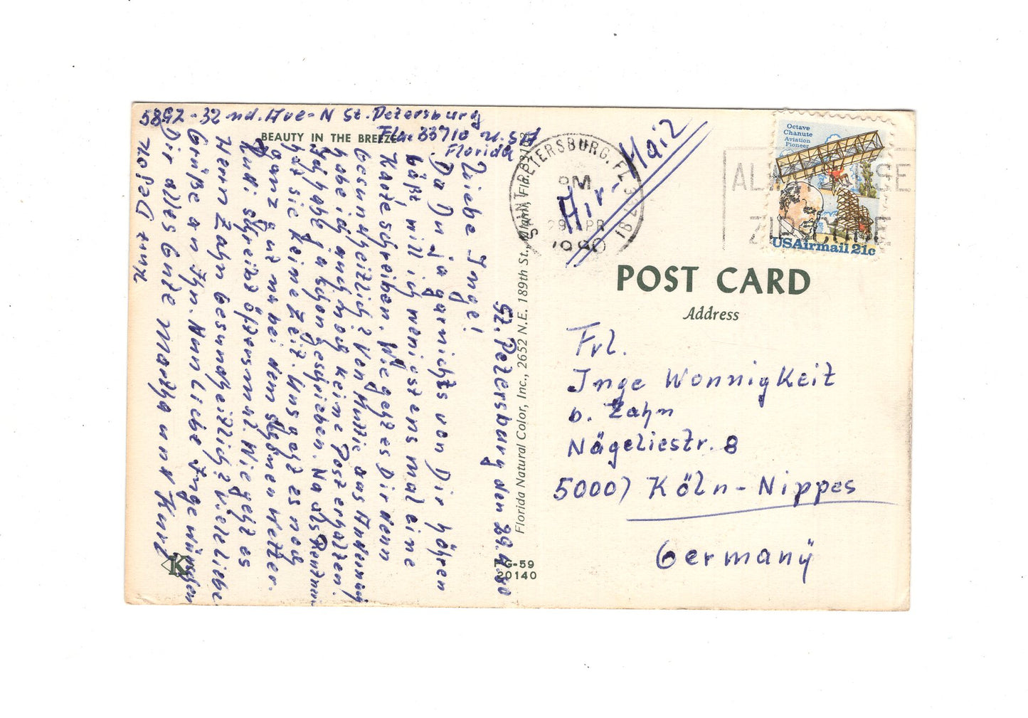 Ansichtskarte Junge Schönheit am Meer