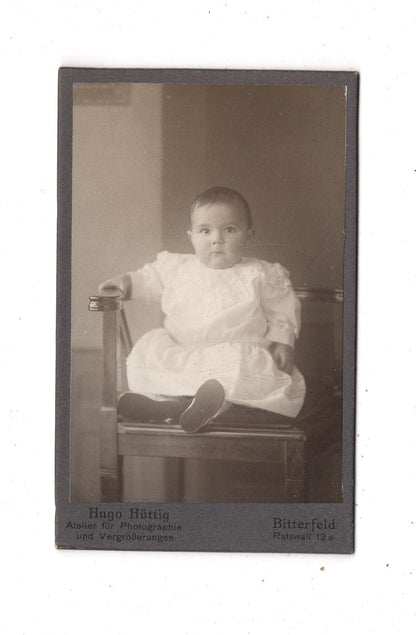 Fotografie Schönes Kinderbild / Baby - Bitterfeld um 1910