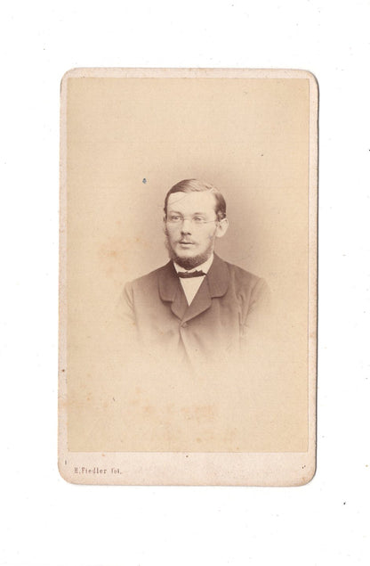 Fotografie Herrenportrait - Prag 1860er / CDV C1-23