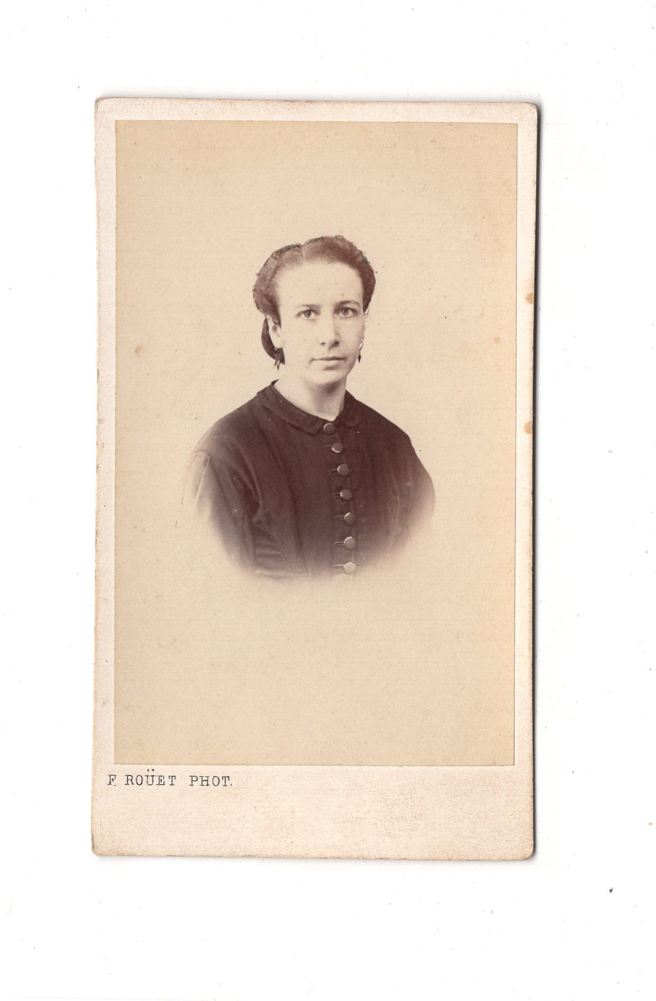 Fotografie Damenportrait - Montpellier um 1860er / CDV C1-05