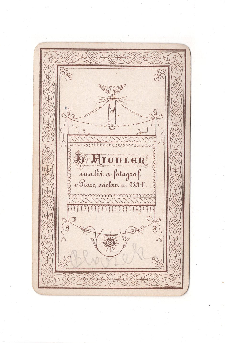 Fotografie Herrenportrait - Prag 1860er / CDV C1-23