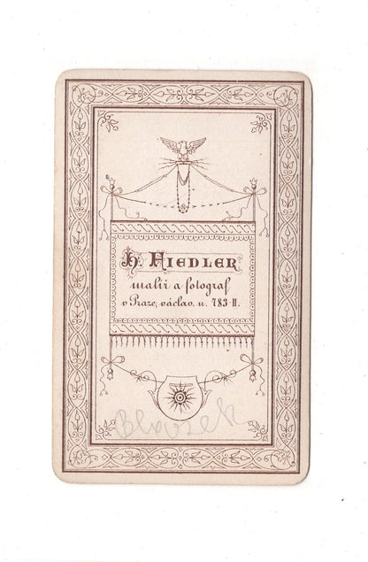 Fotografie Herrenportrait - Prag 1860er / CDV C1-23