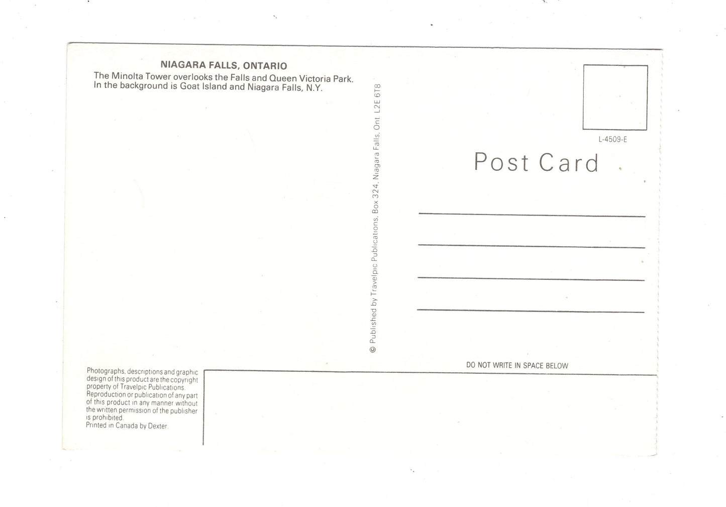Ansichtskarte Niagara Falls / Ontario / Kanada